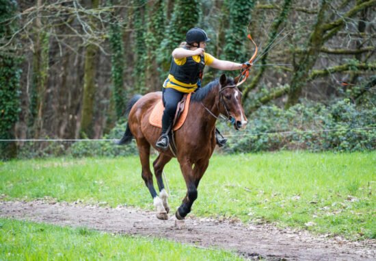 Tire à l&rsquo;arc à cheval, la chasse (2)